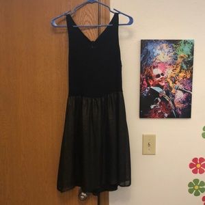 black and gold dress